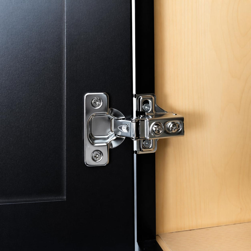 50-Pack 1/2" Overlay Soft Close Face Frame Kitchen Cabinet Hinges
