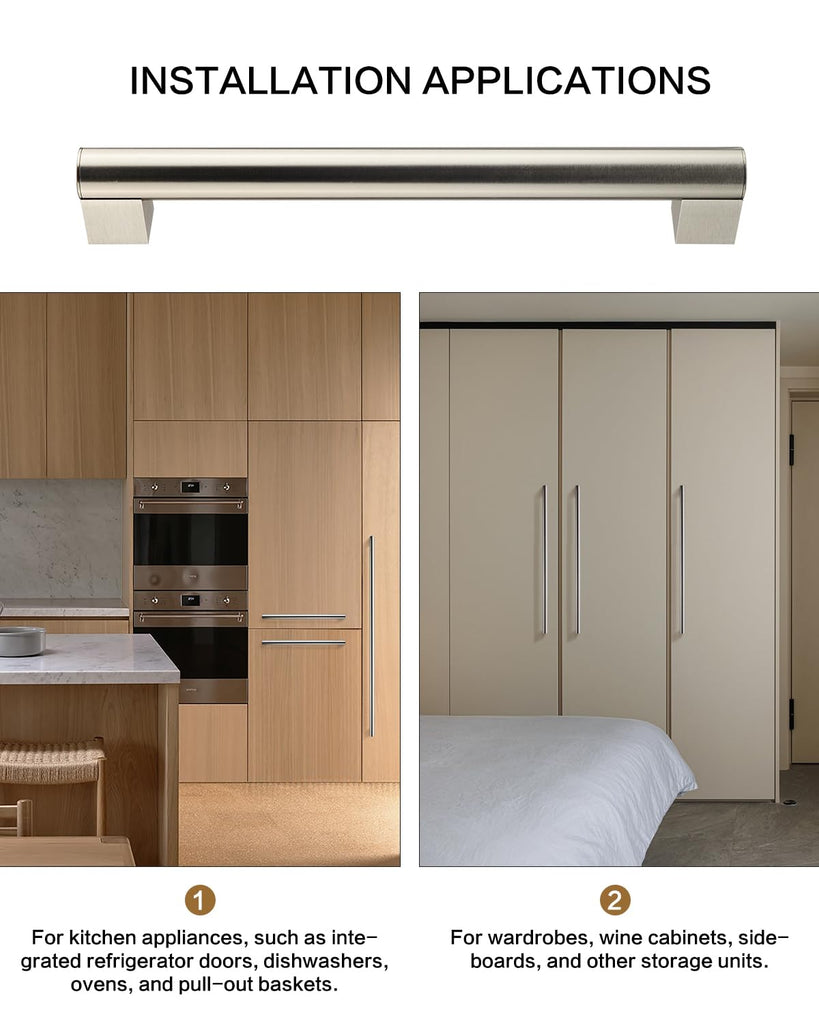10 Inch Handles Cabinet,Closet,Fridge, Basket Drawer, Oven Door