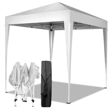 6.5x6.5ft Pop Up Canopy Tent with Carry Bag White