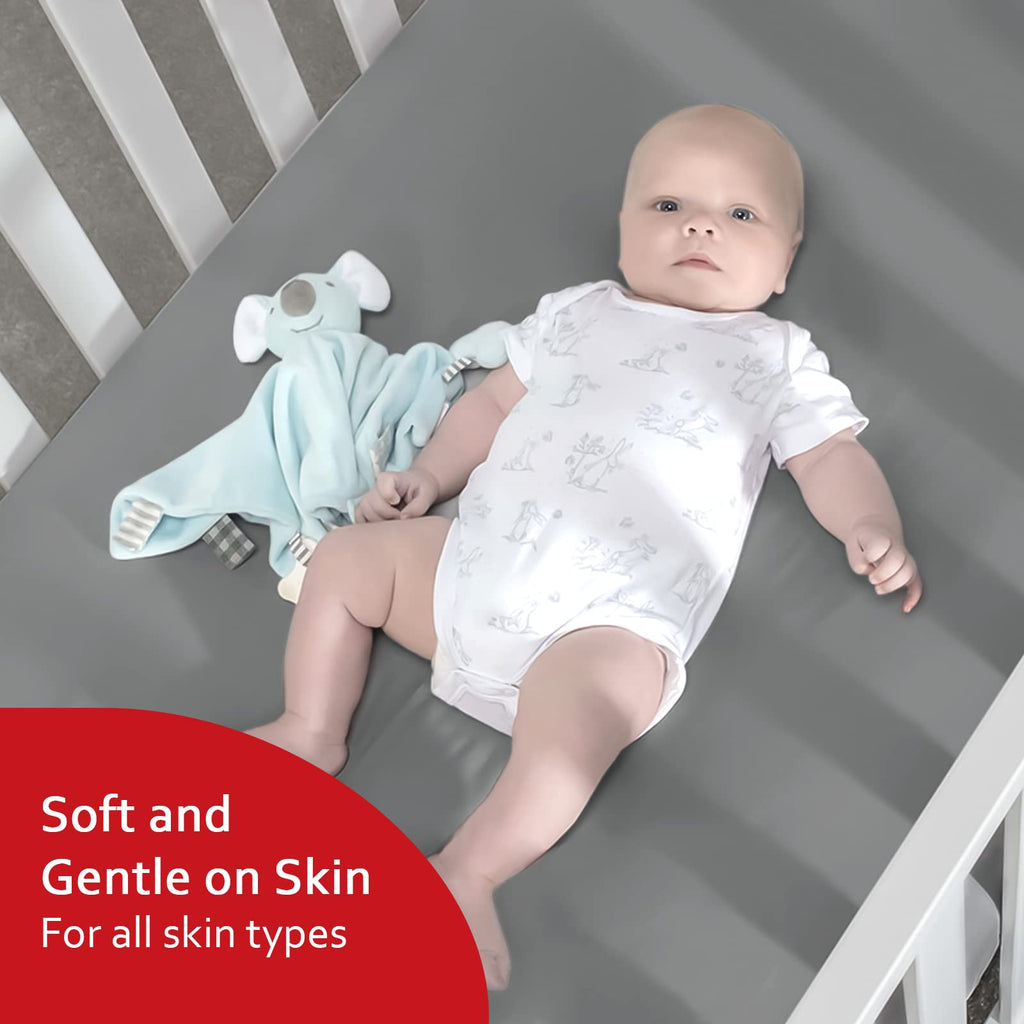 Crib Sheets for Boys or Girls 4 Pack, Fitted Crib Sheet