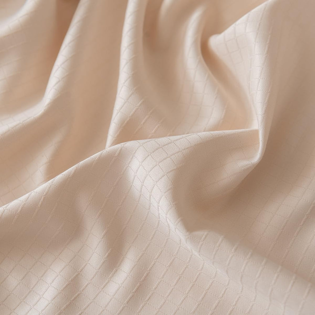 Pleated Bed Skirt King Size, Pleated Grid Plaid Tailored 14 Inch Drop