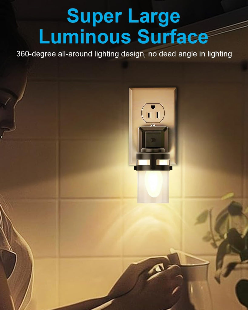 Night Light Bulb Warm White Replacement Bulbs - E12 Light Bulbs - 7Watt Incandescent Light Bulbs - 15 Packs Warm