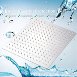 High Pressure Rain Shower Head, 304 Stainless Steel Large Rainfall Showerhead for Bathroom, Easy to Install