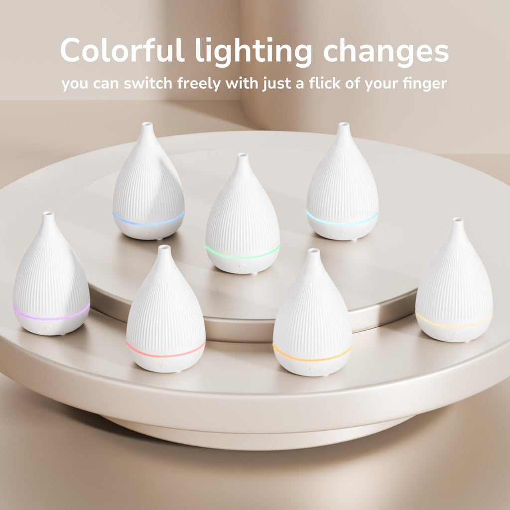 Ultrasonic Essential Oil Diffuser, Home Fragrance Aroma Diffuser with Auto Shut-Off, Color Change Night Light &