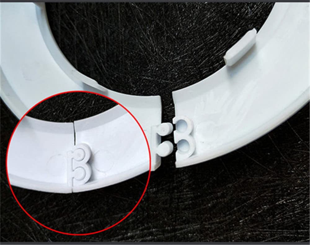 Wall Flange Easy Installation Plastic Radiator Escutcheon Water Pipe Drain Line Cover Collar Wall Pipe Cover