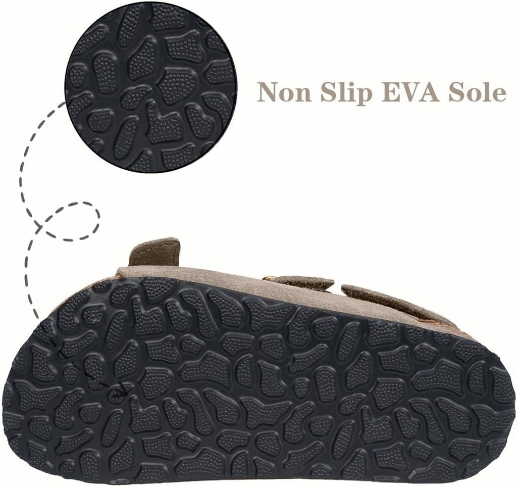 Kids Toddler Sandals Boys Girls Cork Footbed Sandal