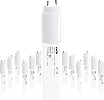 T8 LED Bulbs 4 Foot, Type A+B Ballast Bypass/Compatible, 18W 2250LM 5000K