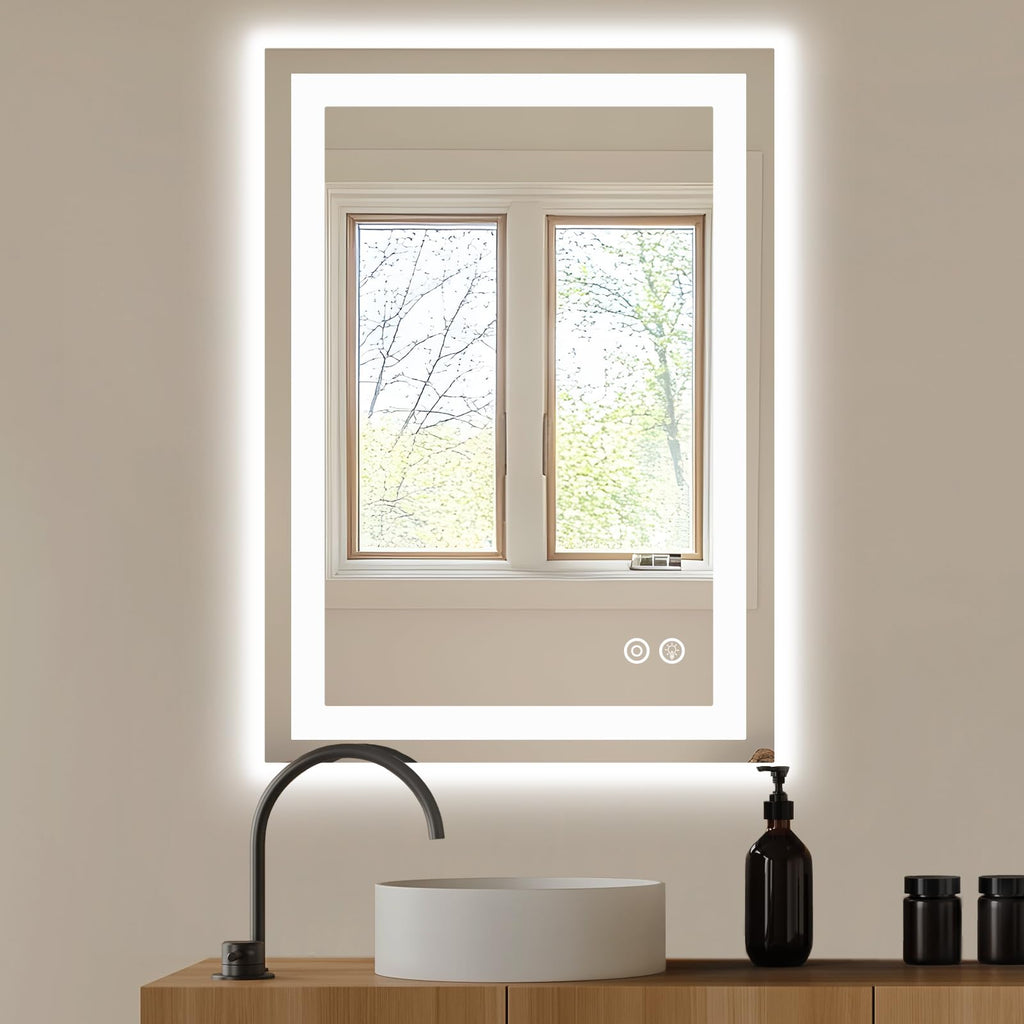 24.1"x32.1" LED Bathroom Mirror, Bathroom Vanity Mirror