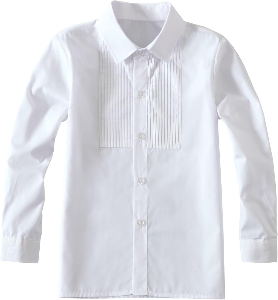 Boys' 5 Piece Suit Set with Shirt Tie Formal Slim Fit Kids Suits