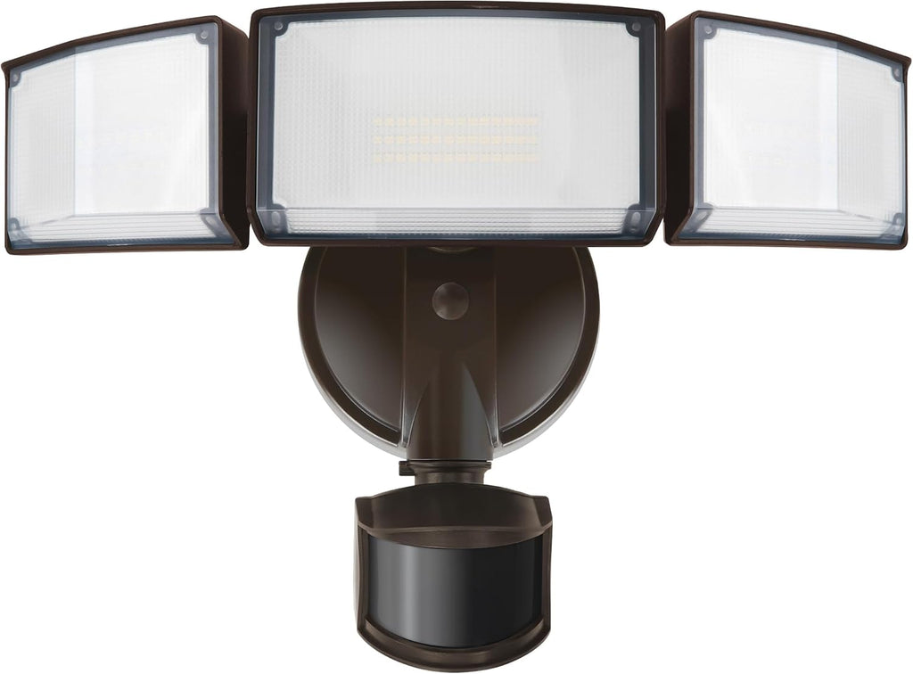 72W 7500LM LED Security Lights Motion Sensor Light Outdoor, 5000K Daylight, IP65 Waterproof, Dusk to Dawn, 3-Head