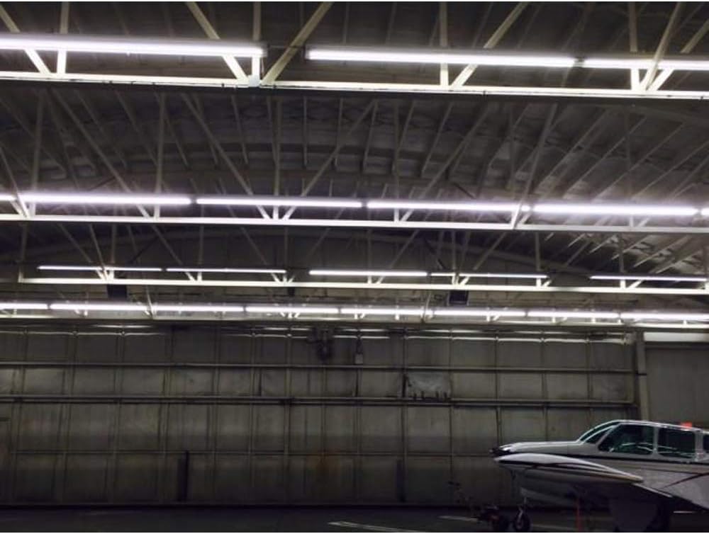Led Tube Frosted 5000K Single Pin FA8 Base 8ft T8 LED Tube Light for Garage Daylight White 45W Replacement 100 Watt