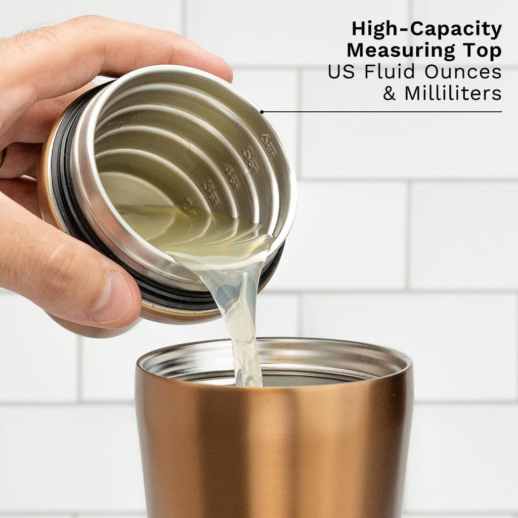 Hybrid Cocktail Shaker, Vacuum Insulated Stainless Steel, Copper, 28 oz