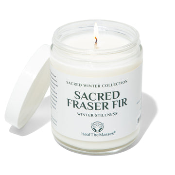 The Masses Sacred Fraser Fir Candle, 7 oz, Soy Coconut Wax Blend