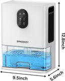 Dehumidifier, 106 OZ Water Tank Dehumidifiers for Home with Timer