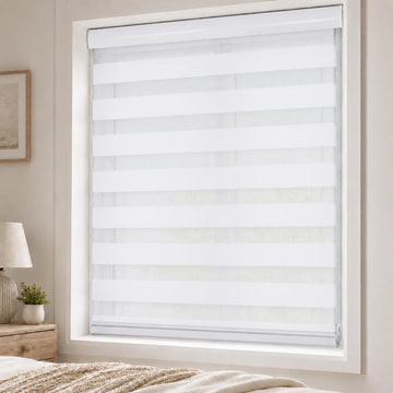 Zebra Blinds for Indoor Window Roller, Zebra Shades for Windows Privacy Light Filtering Shades (Maxium Height 72inch)