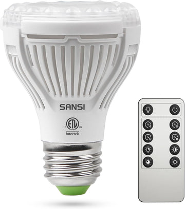 Dimmable Grow Light Bulb, 10W Full Spectrum with Remote Control