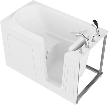 Tubs Series Wide Opening Door Right Drain Quick Fill Walk-In Soaking Tub in White Finish 32 in. x 60 in. | AMZ3260RWS