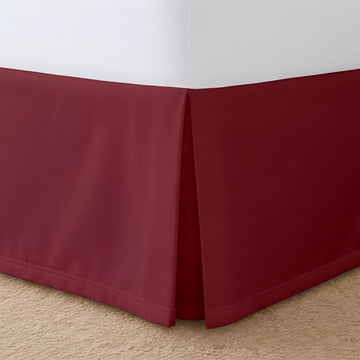 Box Pleated Styling Dust Ruffled Easy Fit Tailored Drop, Luxury Bedding Wrinkle, Fade, Stain Resistant 1800