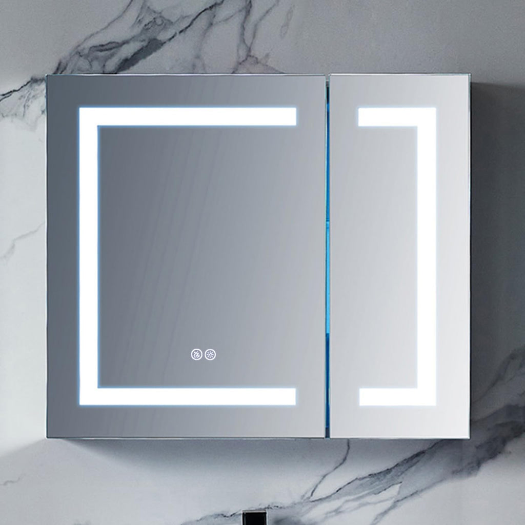 30x26 in LED Medicine Cabinet Mirror, Wall Mounted, Anti-Fog