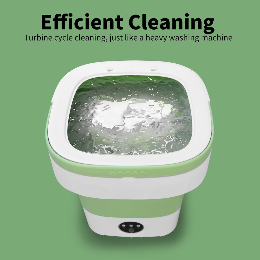Portable Washing Machine, 20L Foldable Mini Washer and Dryer with 3 Modes Deep Cleaning, Upgraded Small Collapsible