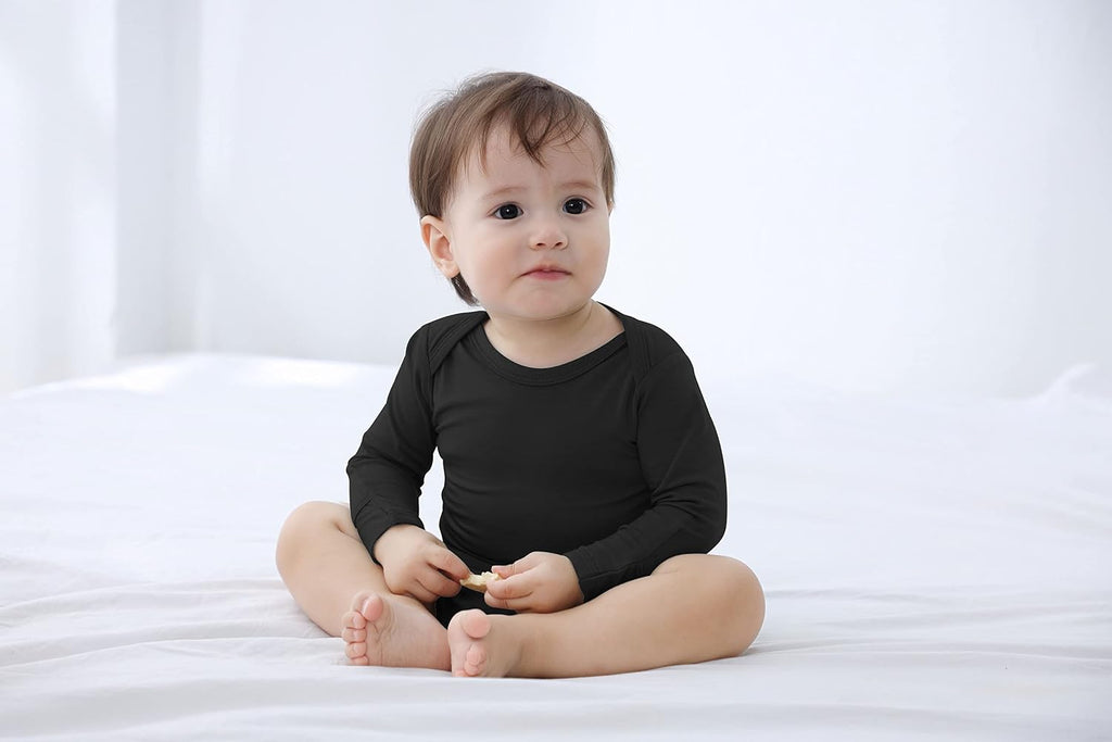 Baby Long Sleeve Bodysuit, Rayon of Bamboo, Pack