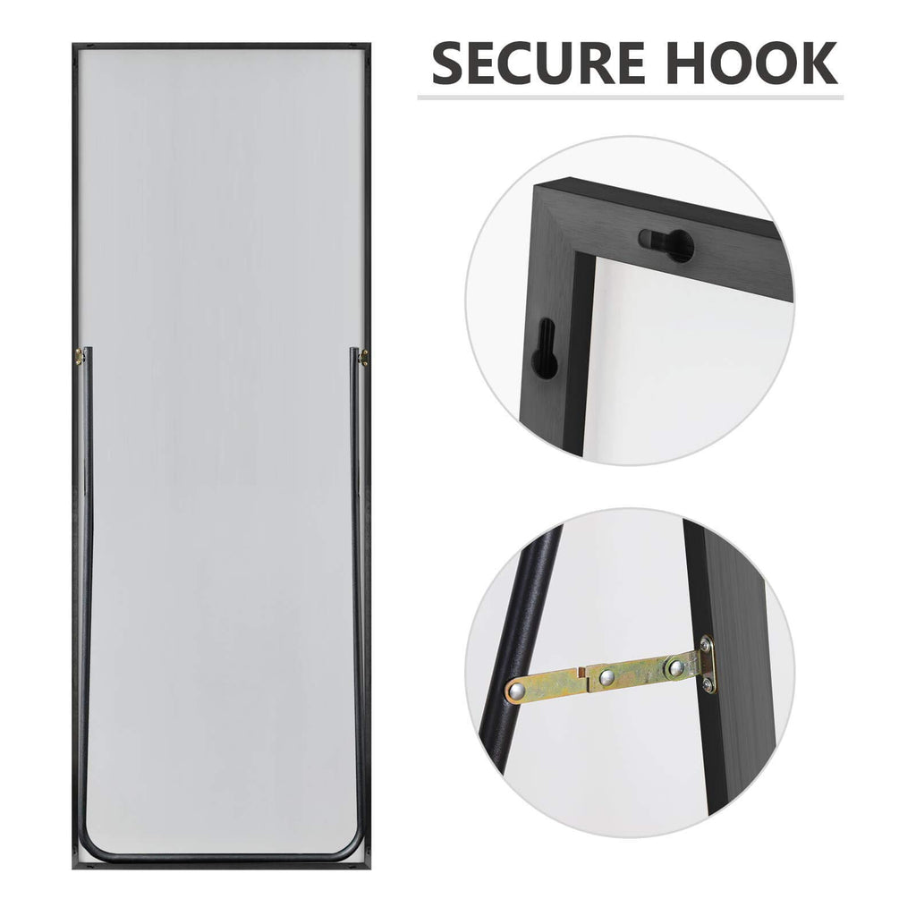 Full Length Floor Mirror 47"x16" Large Rectangle Wall Mirror Hanging or Leaning Against Wall, Dressing and
