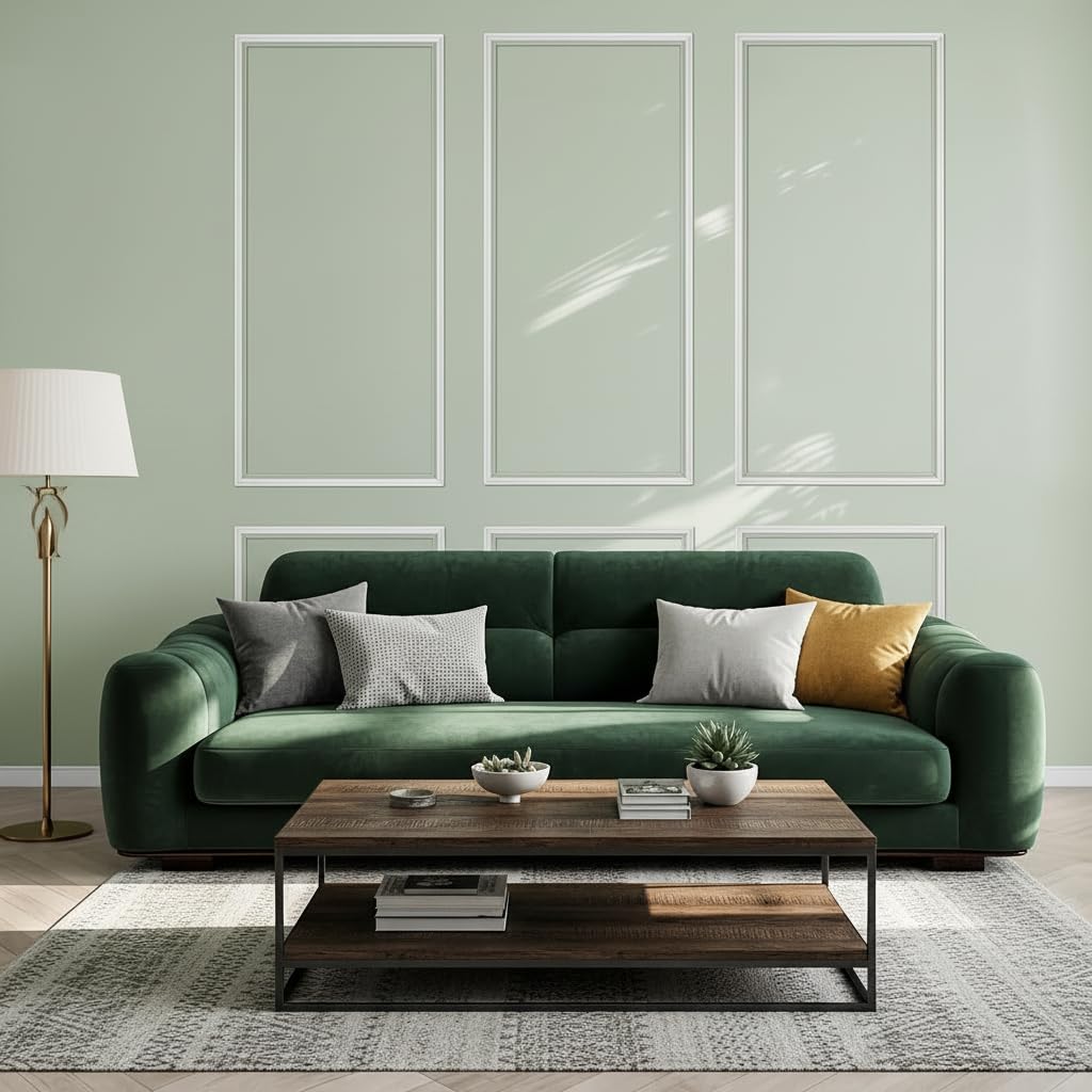 Peel and Stick Wall Molding Kit, 6 Large Frames, 54 x 24 Inch