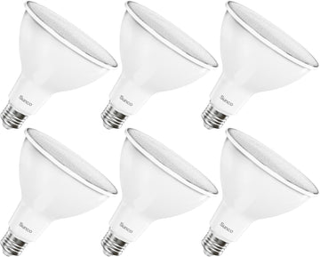 6 Pack Outdoor Flood Light Bulb LED PAR38, Exterior Spotlight Bulbs, Weatherproof, 1050 LM, 13W (100W Equivalent)