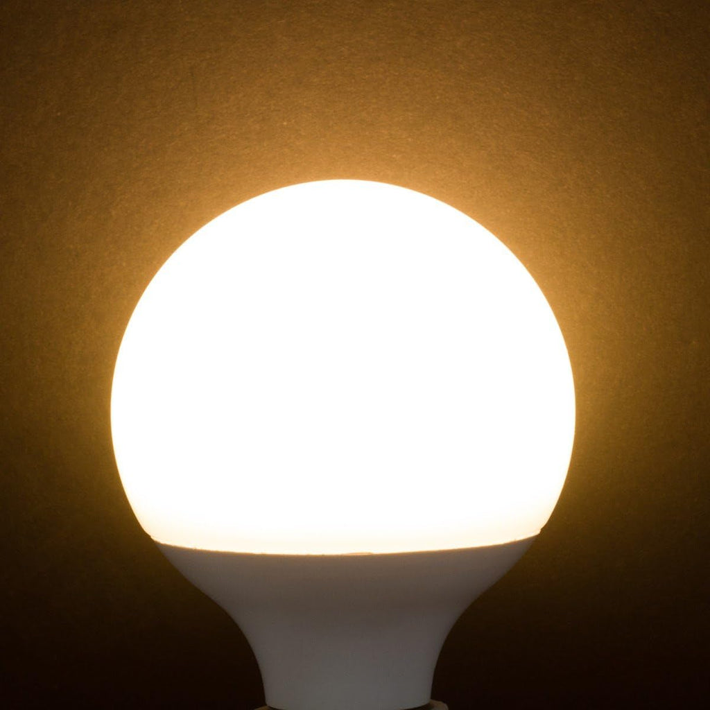 LED G25 Bulbs 8W 60W Equivalent 120V E26 Warm White, 3 Pack