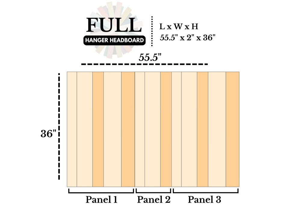 Antique White Headboard, Farmhouse Design, Solid Wood Headboard, Floating Panels, Wall Mount, Adjustable Height, Easy