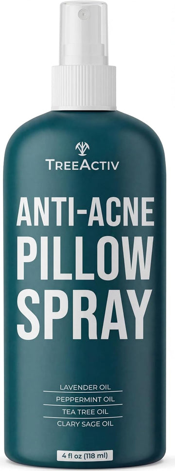 Anti-Acne Pillow Spray, 4 fl oz, Lavender Sleep Spray, Pure Essential Oil Air Freshener, Pillow Linen Spray - Set of 4