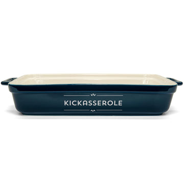 Ceramic Casserole Dish for Oven, 10.6 x 7.2 in, Funny Gift for Bakers