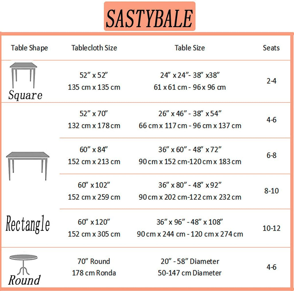 Rectangle Tablecloth 60 x 84 Inch, Red, Checkered Table Cloths