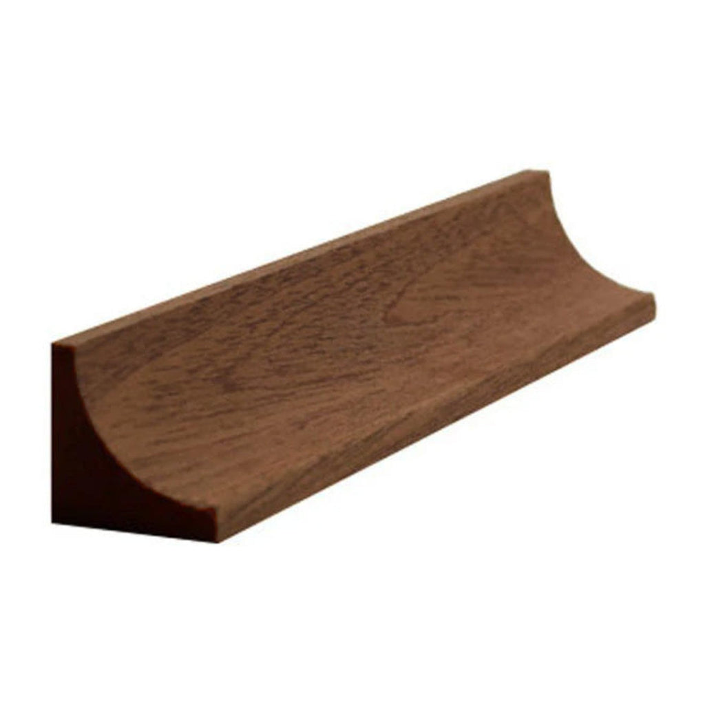 Cove Molding 3/4" x 3/4" Trim. Unfinished, Walnut, 94"