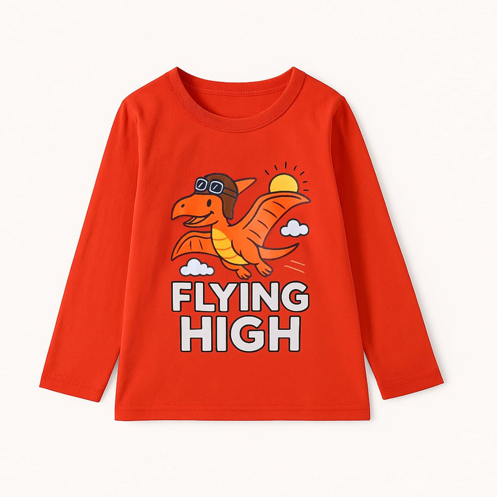 Toddler Boys Long Sleeve Shirts Graphic Cotton Casual Crewneck Tops, Fall Winter Layering Tees 3 Pack