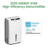 34 Pints Energy Star Dehumidifier for Spaces up to 2,000 Sq. Ft at Home