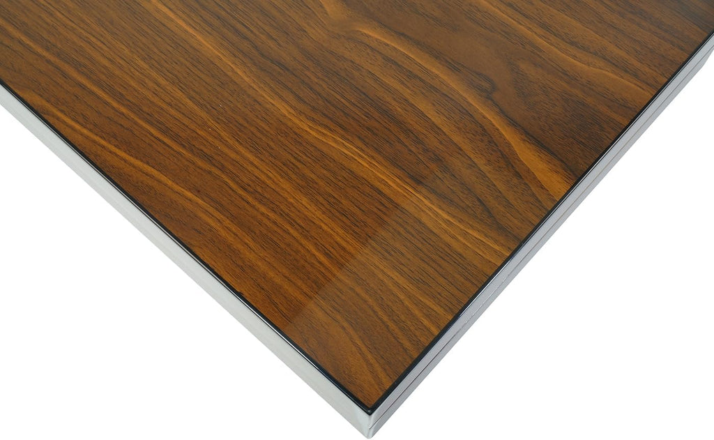 Deluxe Wood 18" Lacquered Backgammon Board Game Set with Premium Leather Dice Cups and Acrylic Game Chips