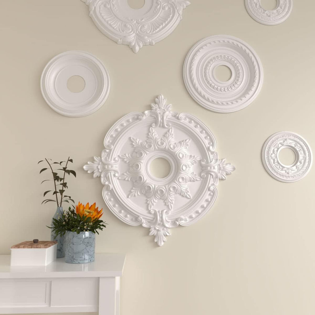 28 3/8"OD x 3 3/4"ID x 1 5/8"P Benson Classic Ceiling Medallion
