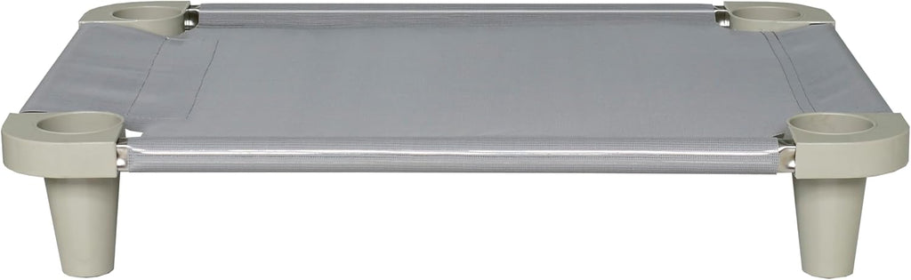 Cooling Elevated Pet Dog Bed Cot for Small Dogs, Washable and Breathable Mesh Fabric, Stainless Steel Frame, Indoor &