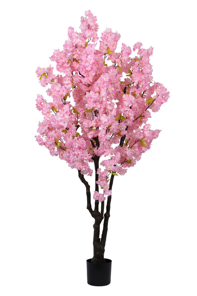 5.9ft Tall Pink Artificial Cherry Blossom Tree