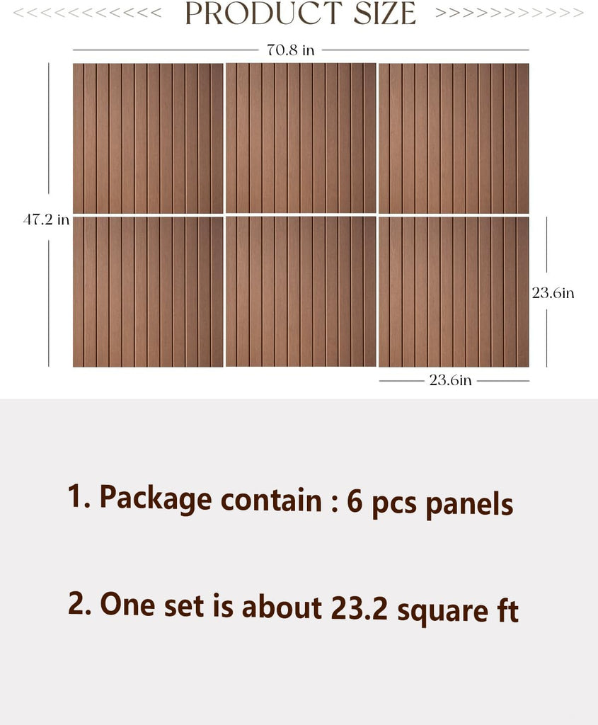 Large Felt Acoustic Wall Panels,Brown stripes, 70.87'' x 47.24''
