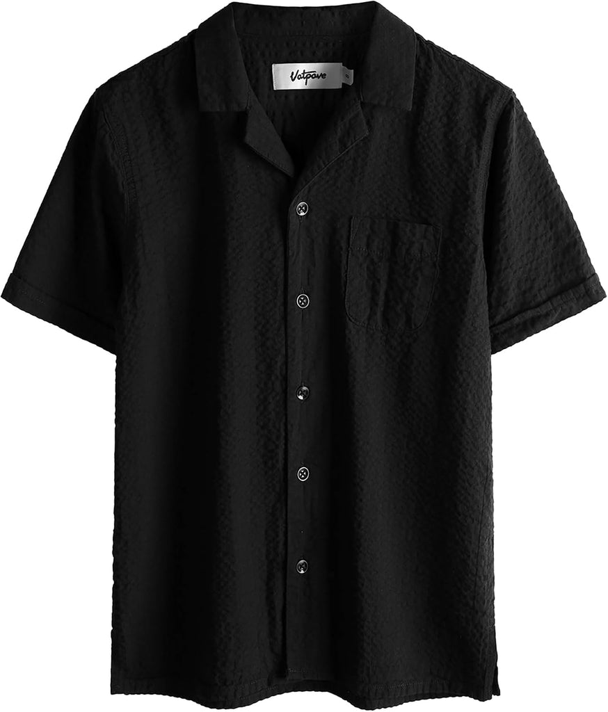 Boys Button Down Shirt Short Sleeve Summer Beach Shirts