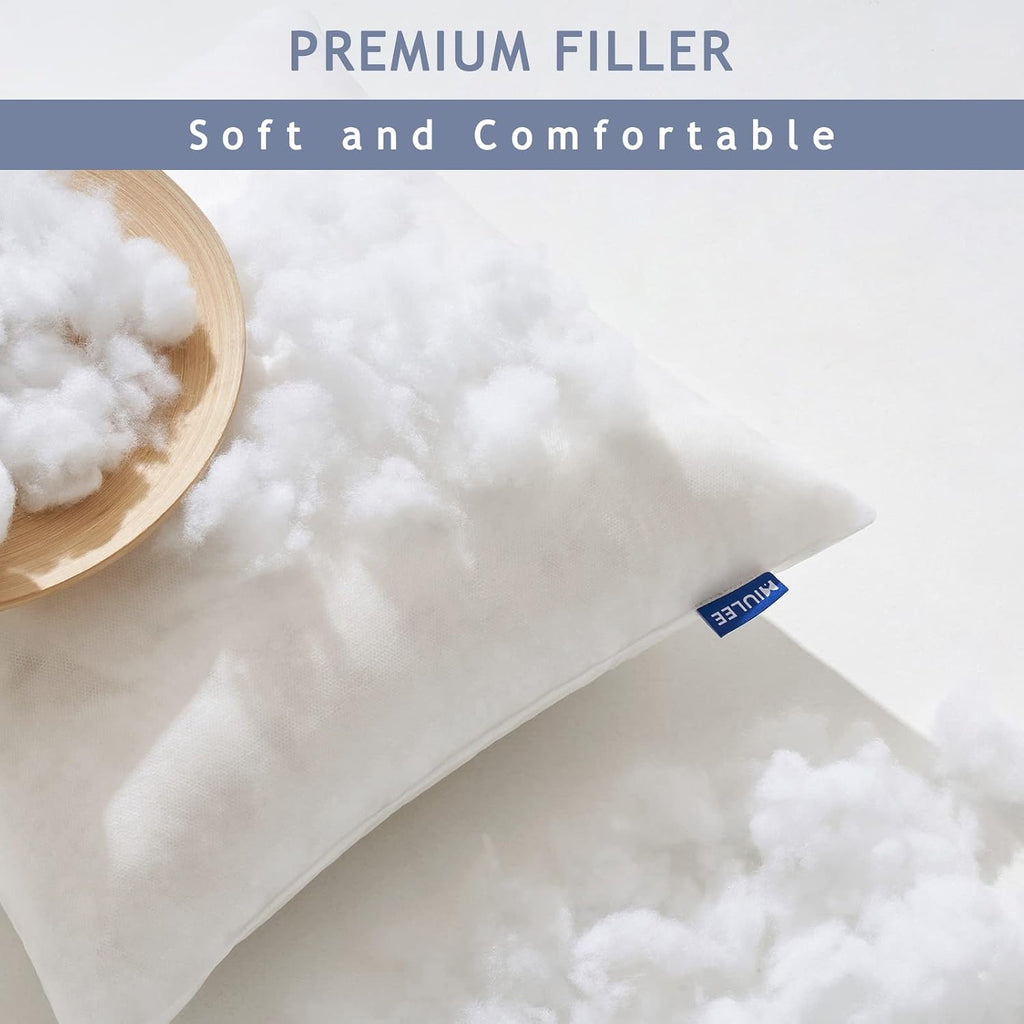 12x20 Pillow Inserts, Rectangle Decorative Throw Pillows - Set of 2