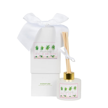 Signature Diffuser - Ocean Mist & Citrus Scent, 4.25 Oz Natural Reed Diffuser Fragrance, Long-Lasting Aroma, Coastal