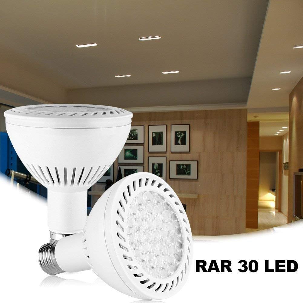 PAR30 Spotlight Light LED Bulbs Long Neck E26 E27 Base 35W 3500LM 25°Beam Angle Daylight White LED Flood Light Bulbs