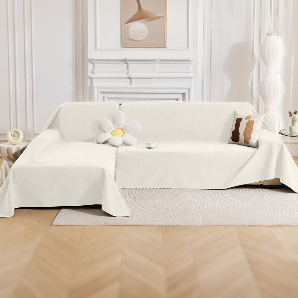 100% Waterproof Sectional Couch Covers, 2 Pieces L Shaped Sofa Cover, XX-L