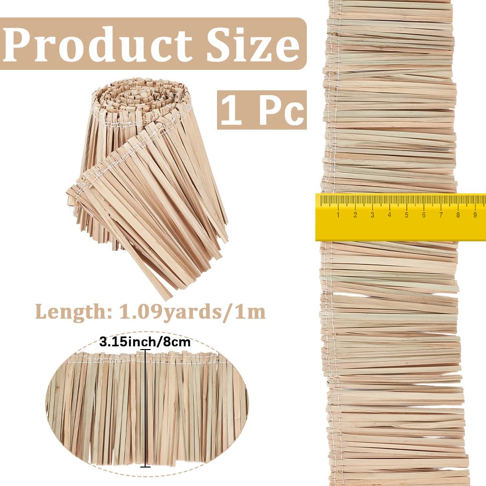 Coffee Raffia Tassel Fringe Straw Decor Trim for Sewing Making