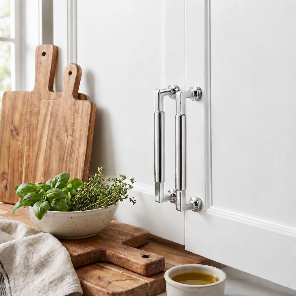 3-Pack Appliance Handle Pull 12-Inch(305mm) Polished Nickel Cabinet Pulls,Heavy-Duty Solid Handles Cabinets