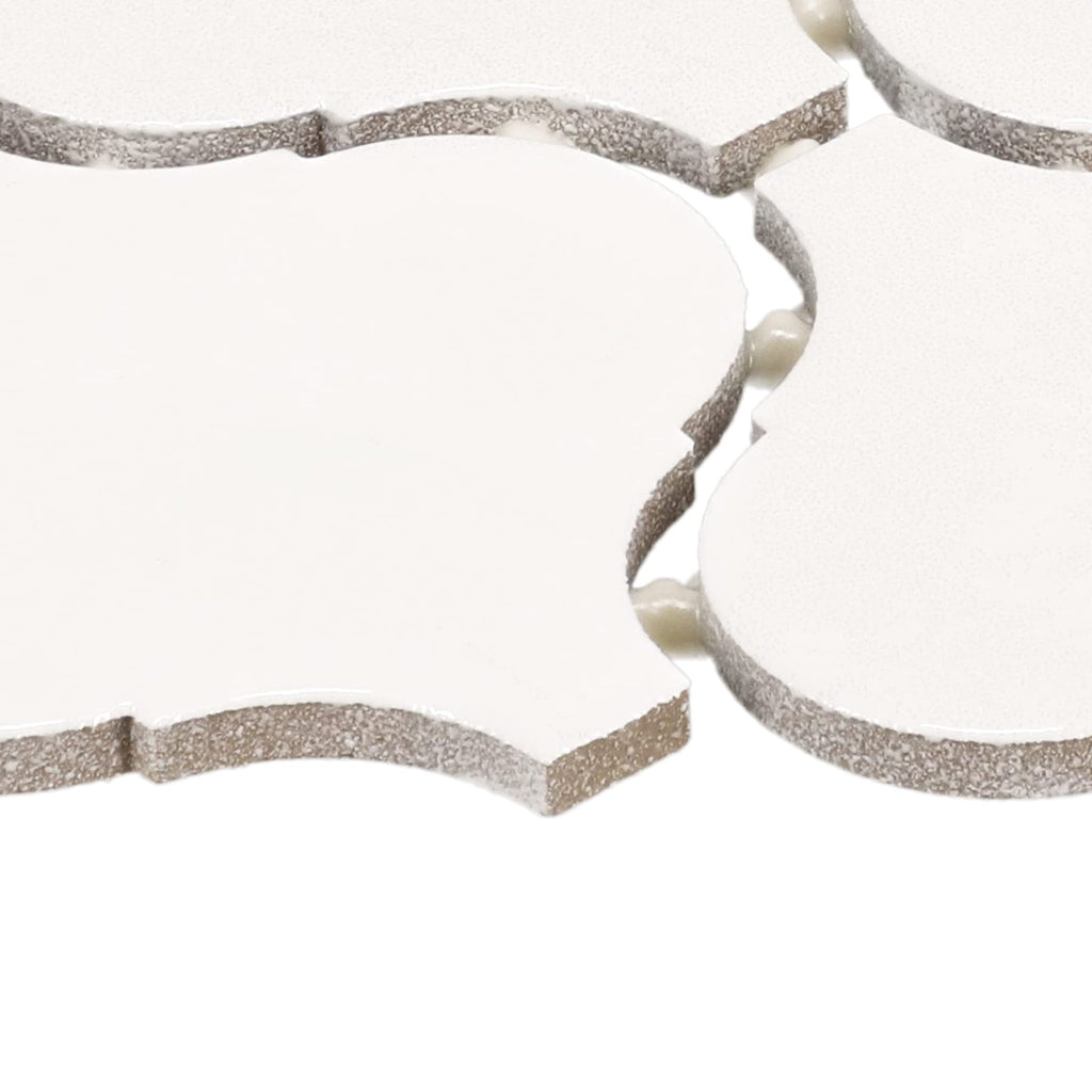 Mesmerist 11" X 12" Ceramic Arabesque Mosaic Tile in Spirit Gloss (10 PC Per Carton) (7.4 SQFT Per Carton )