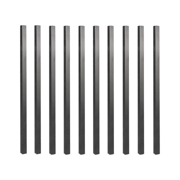 Baluster 3/4" Square x 32" Long, Powder Coated Black - SQPS32 (10 pcs)